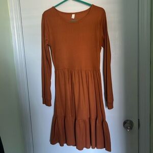 Orange/Brown Fall Dress